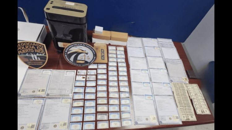 Dominicano detenido en Puerto Rico por falsificación de documentos