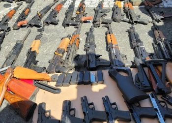 Aduanas incauta 37 armas de fuego de contrabando en el puerto de Haina