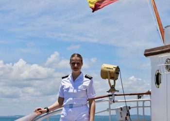 Princesa Leonor llega a Salvador en escala del buque "Elcano"