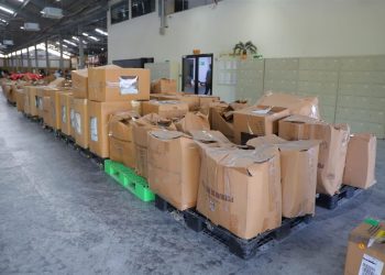 JCE inicia proceso de trituración del material sobrante de las elecciones de mayo de 2024