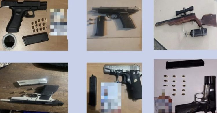 Policía incauta 21 armas y recupera 15 vehículos robados