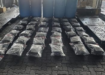 Confiscan 73 paquetes de marihuana en Haina; arrestan a hombre