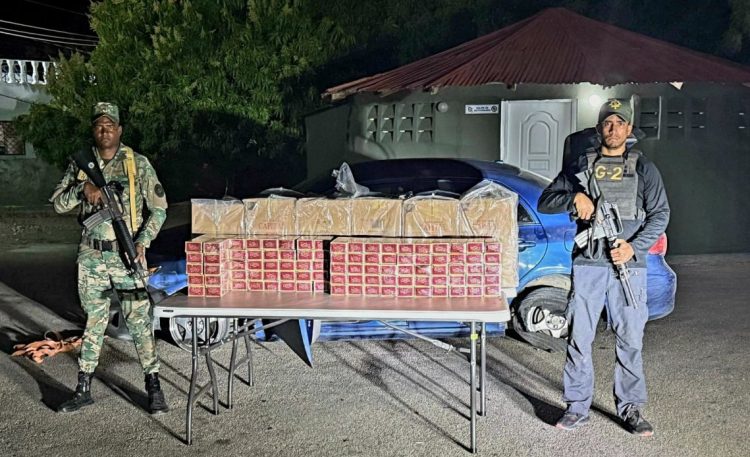 Detienen a un médico con 80 mil cigarrillos de contrabando en San Juan de la Maguana