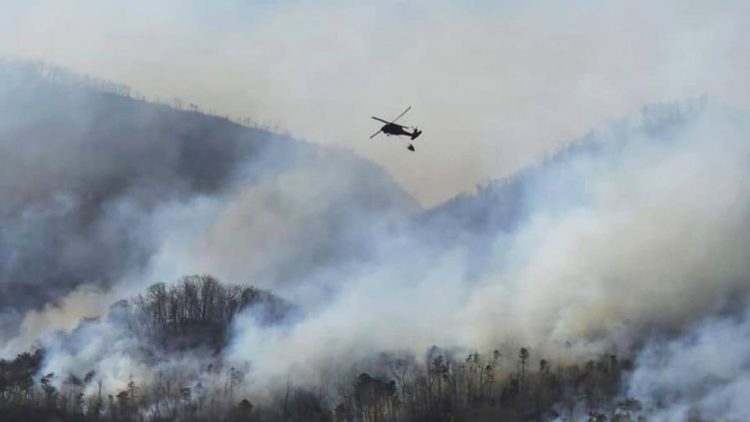 Incendios en Carolina del Norte y del Sur se agravan por sequía