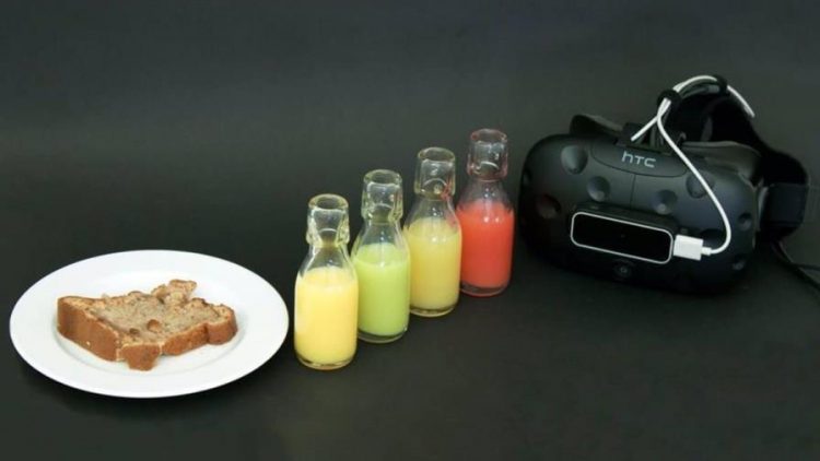 La realidad virtual ahora estimula el sentido del gusto