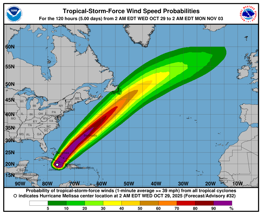 Huracán Melissa toca tierra en Cuba tras azotar Jamaica