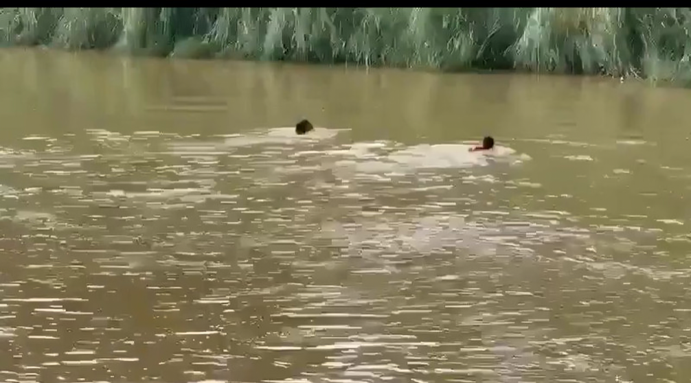 ¡A lo loco! Pareja se lanza al río Yuna para escapar de la DNCD