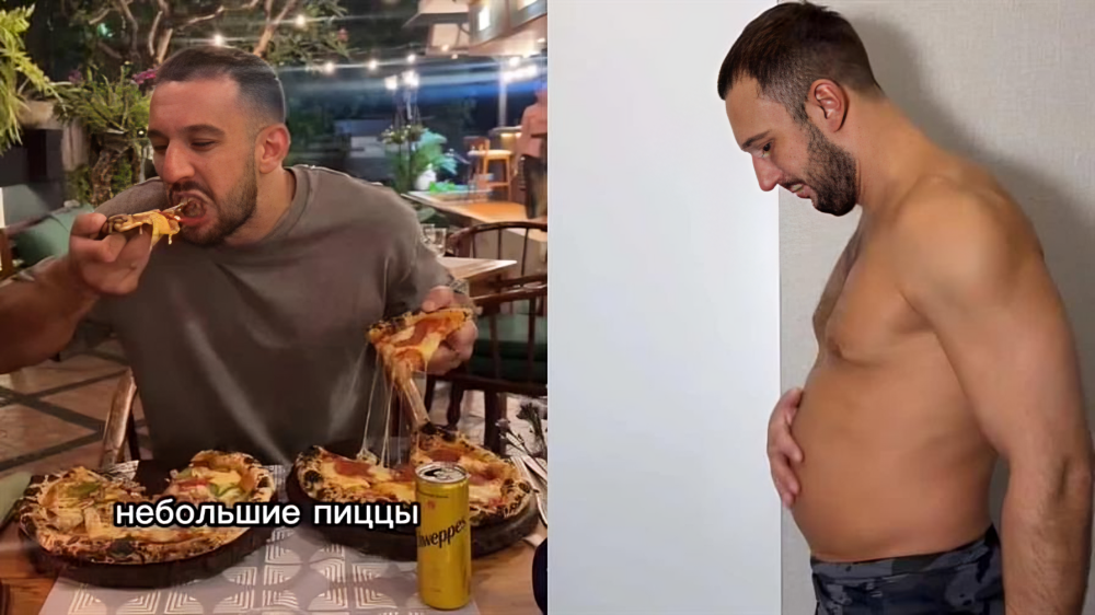 Challenge extremo termina en tragedia: Muere influencer ruso tras comer 10 mil calorías al día