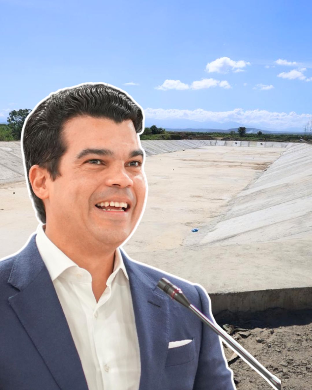 Wellington Arnaud informa trabajos de alcantarillado sanitario en Mao avanzan en un 70 %