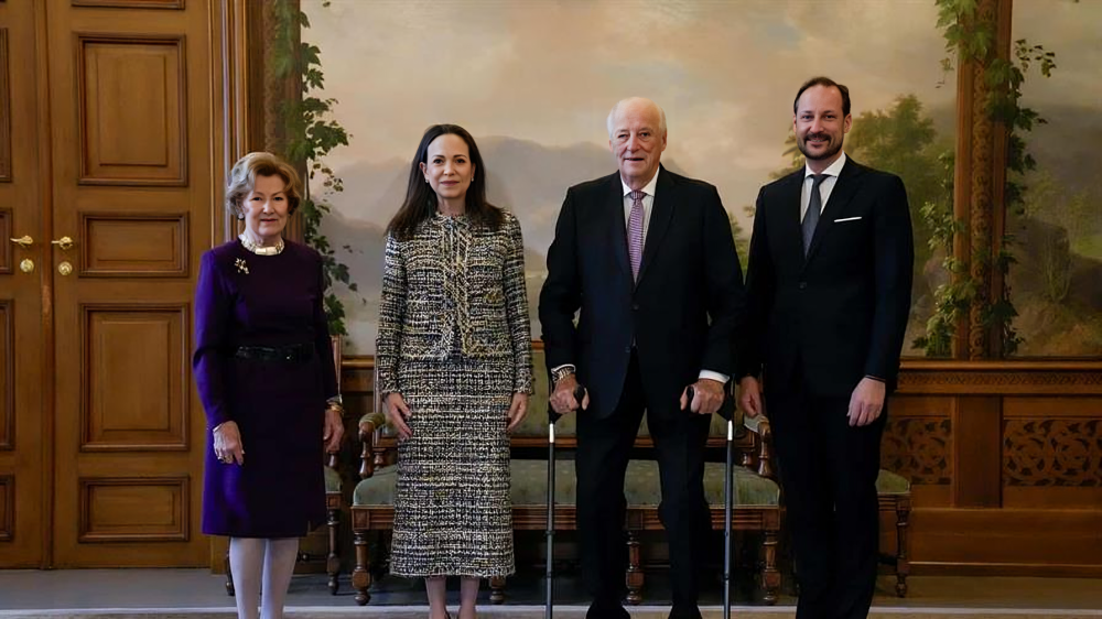 Maria Corina Machado hace historia al ser recibida por la realeza de Noruega