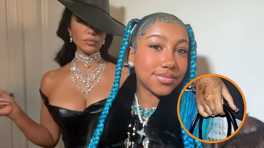 North West responde a los "haters" tras polémica por piercing en el dedo