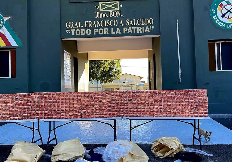 Ejército decomisa 100,000 unidades de cigarrillos de contrabando en Dajabón