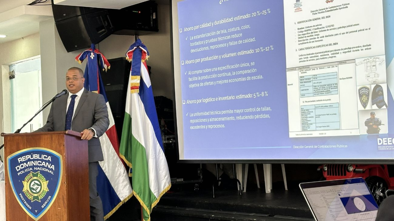 Uniformes policiales: someten a consulta fichas técnicas bajo nueva ley