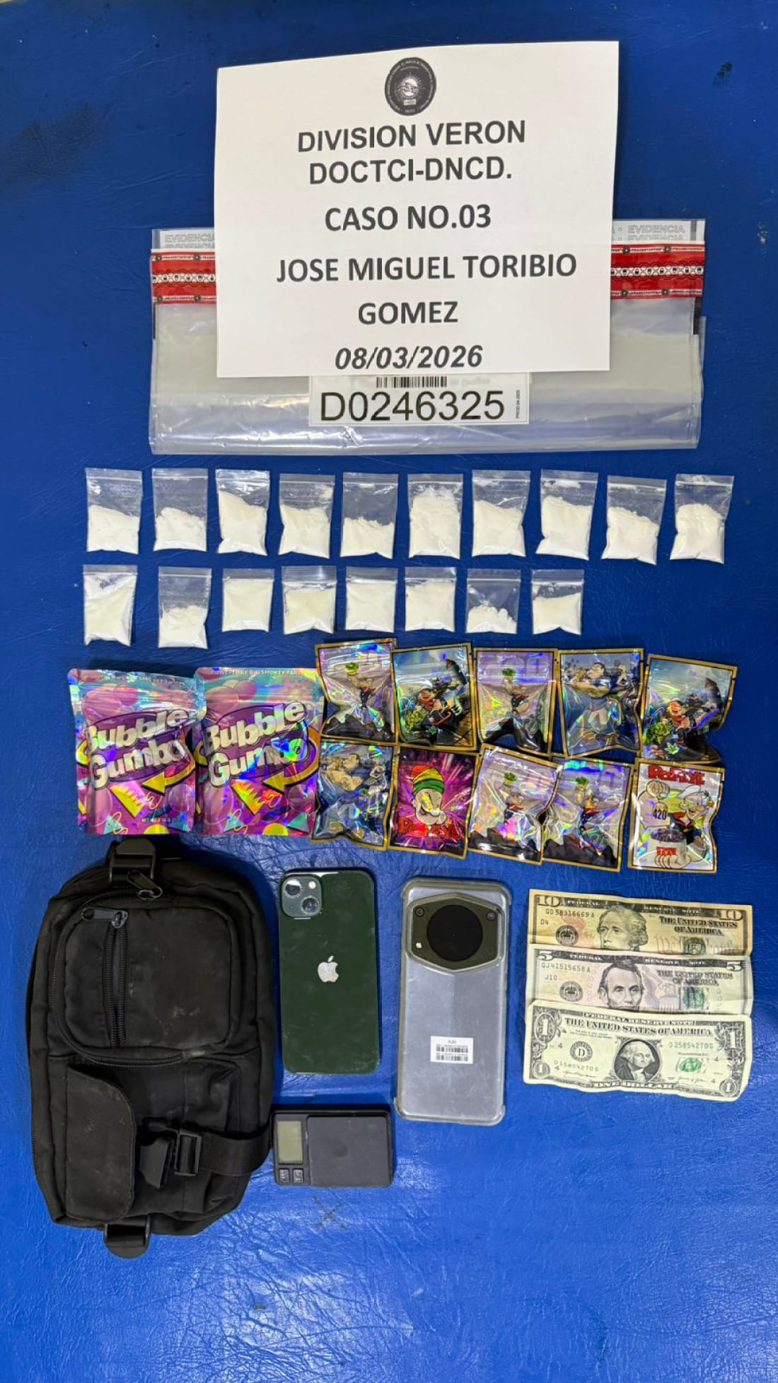 Incautación de drogas: DNCD ocupa cocaína, marihuana y crack en Verón, Punta Cana