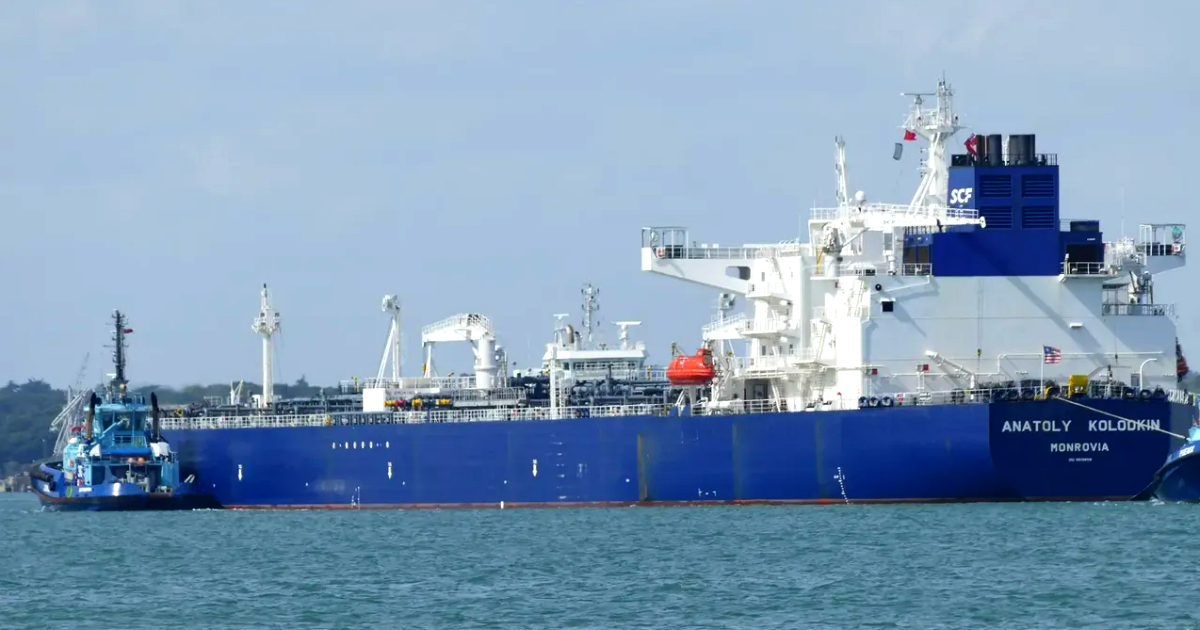 la llegada del buque Anatoly Kolodkin