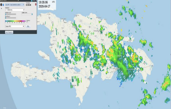 Lluvias intensas sacuden el país este sábado con alertas por inundaciones