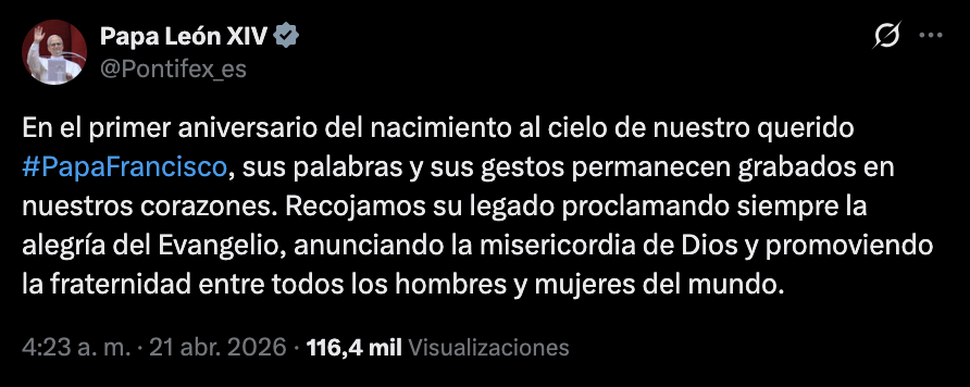 Papa Francisco: a un año de su muerte, su mensaje sigue vigente