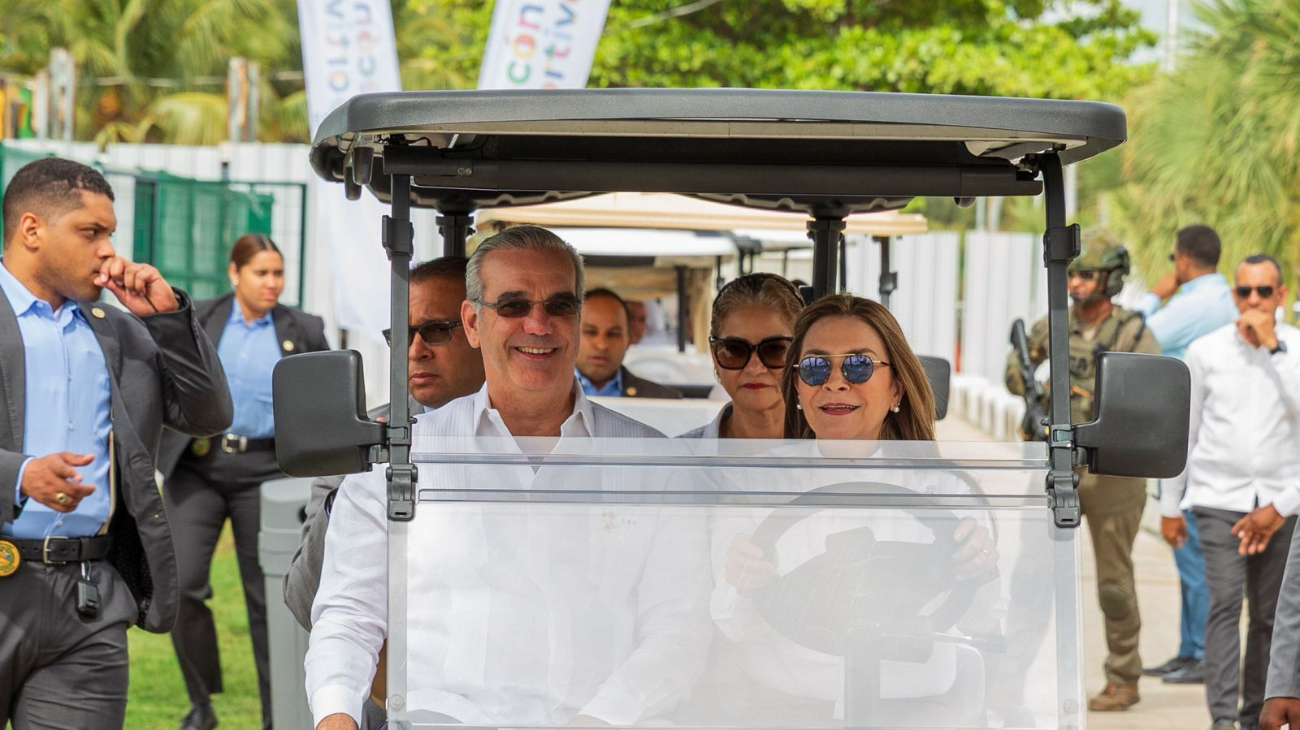 Malecón Deportivo: Luis Abinader y Carolina Mejía inauguran nuevo espacio en SD