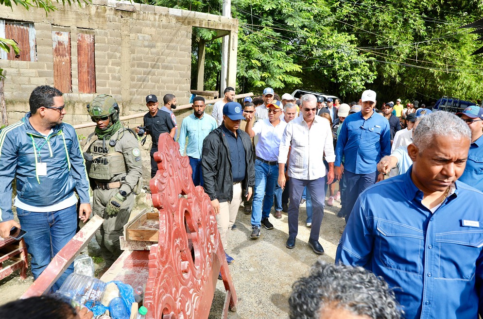 Visita presidencial llevará a Abinader a zonas afectadas por lluvias este fin de semana 