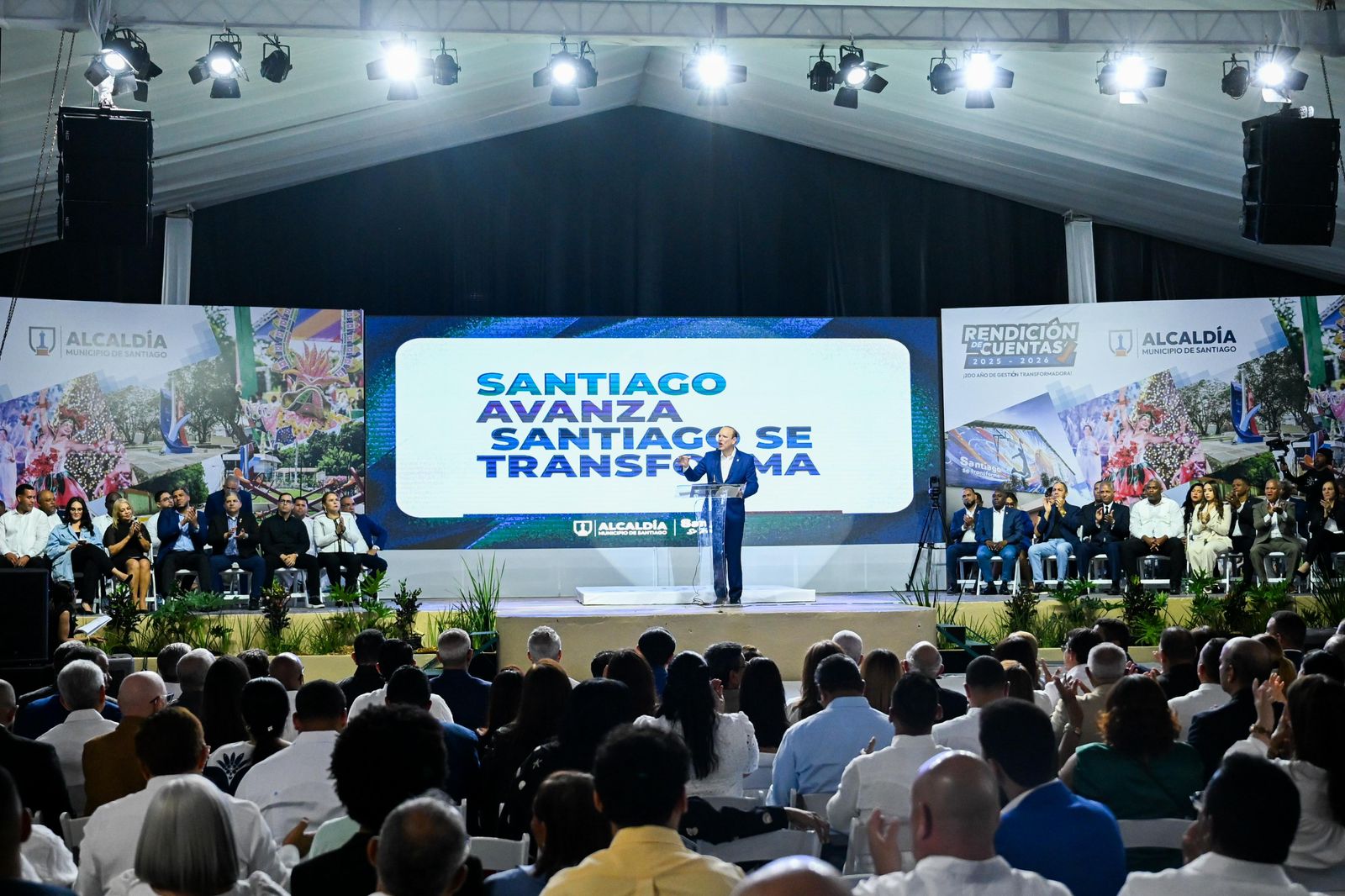 Ulises Rodríguez destaca avances y apertura de la alcaldía de Santiago a la gente