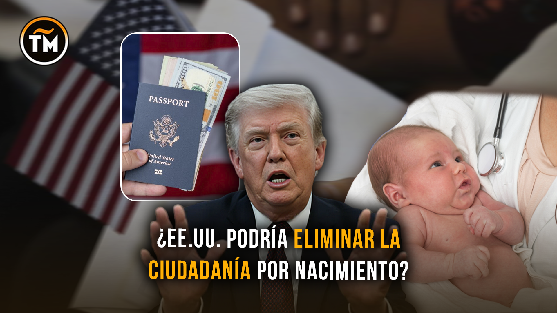 Donald Trump asiste a la Corte Suprema por debate sobre ciudadanía por nacimiento