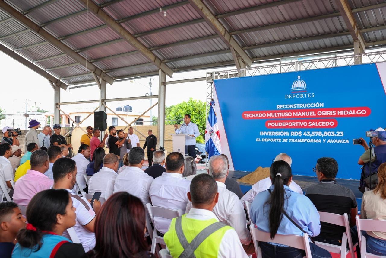 Reconstrucción deportiva: Ministerio de Deportes inicia obras en Hermanas Mirabal con RD$43 millones