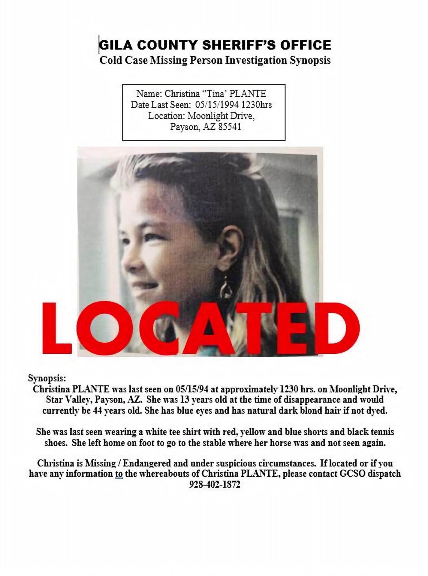 Aparece con vida mujer desaparecida hace 32 años en Arizona gracias a avances tecnológicos