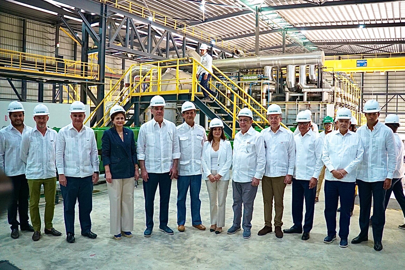 Inversión industrial en SPM fue resaltada durante la inauguración de la planta EcoAcero encabezada por Luis Abinader