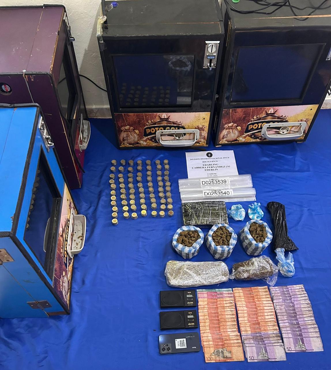Microtráfico deja siete arrestados y miles de gramos de drogas incautadas durante operativo en Capotillo