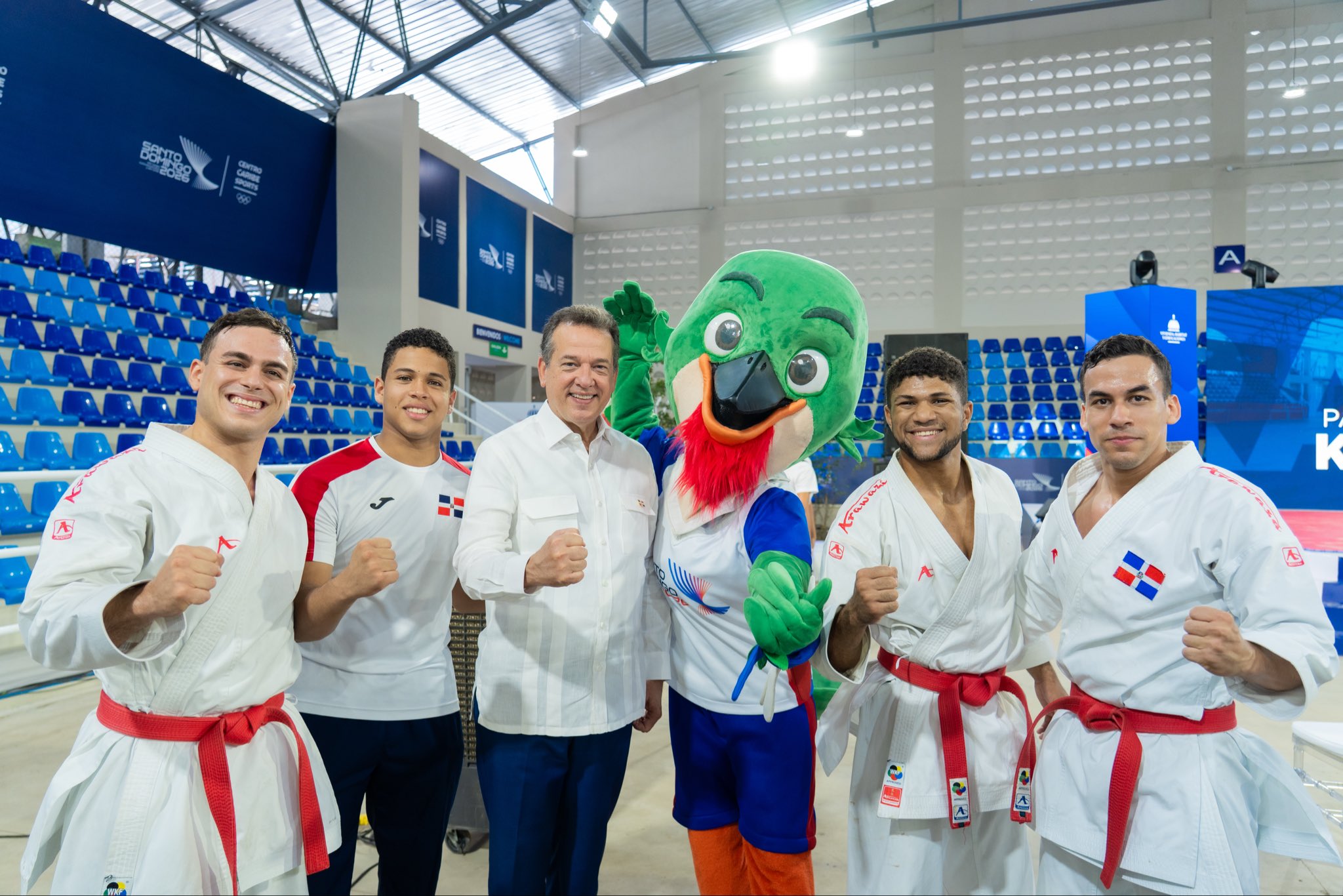 Pabellón de karate listo para Juegos Centroamericanos y del Caribe 2026