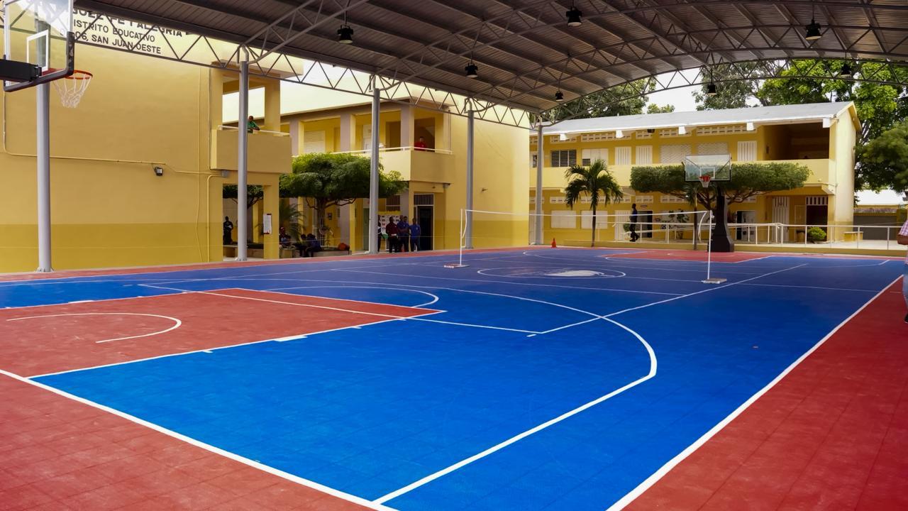 Inefi impulsa deporte escolar con nuevo polideportivo en San Juan de la Maguana