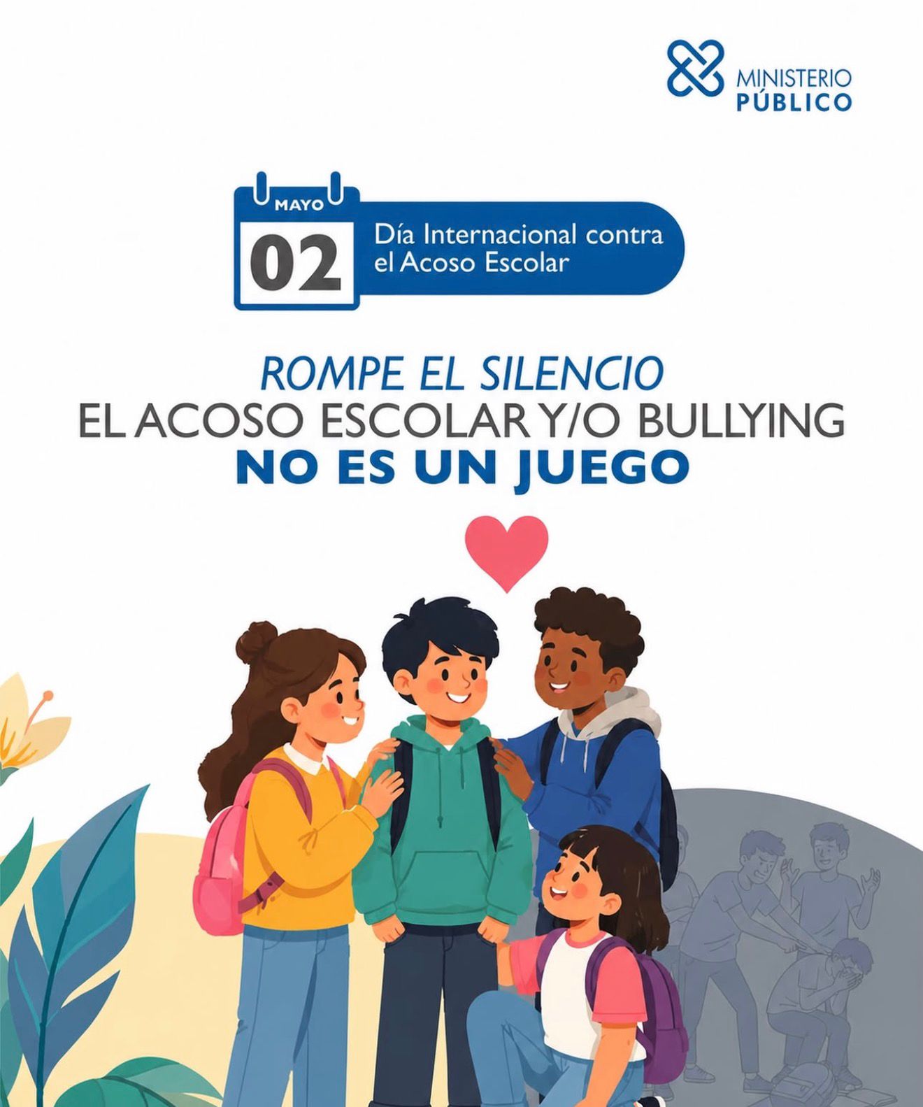 Acoso escolar: Procuraduría advierte sanciones en nuevo Código Penal