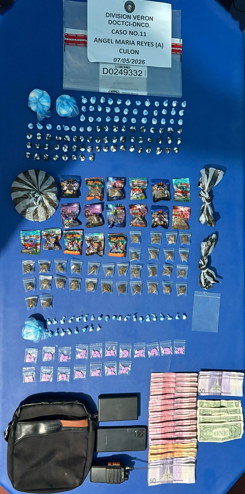 Microtráfico en Higüey deja tres detenidos y más de 5,000 gramos ocupados