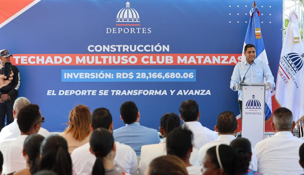 Techado multiuso impulsa Gobierno con construcción en Matanzas y una inversión de RD 28 millones
