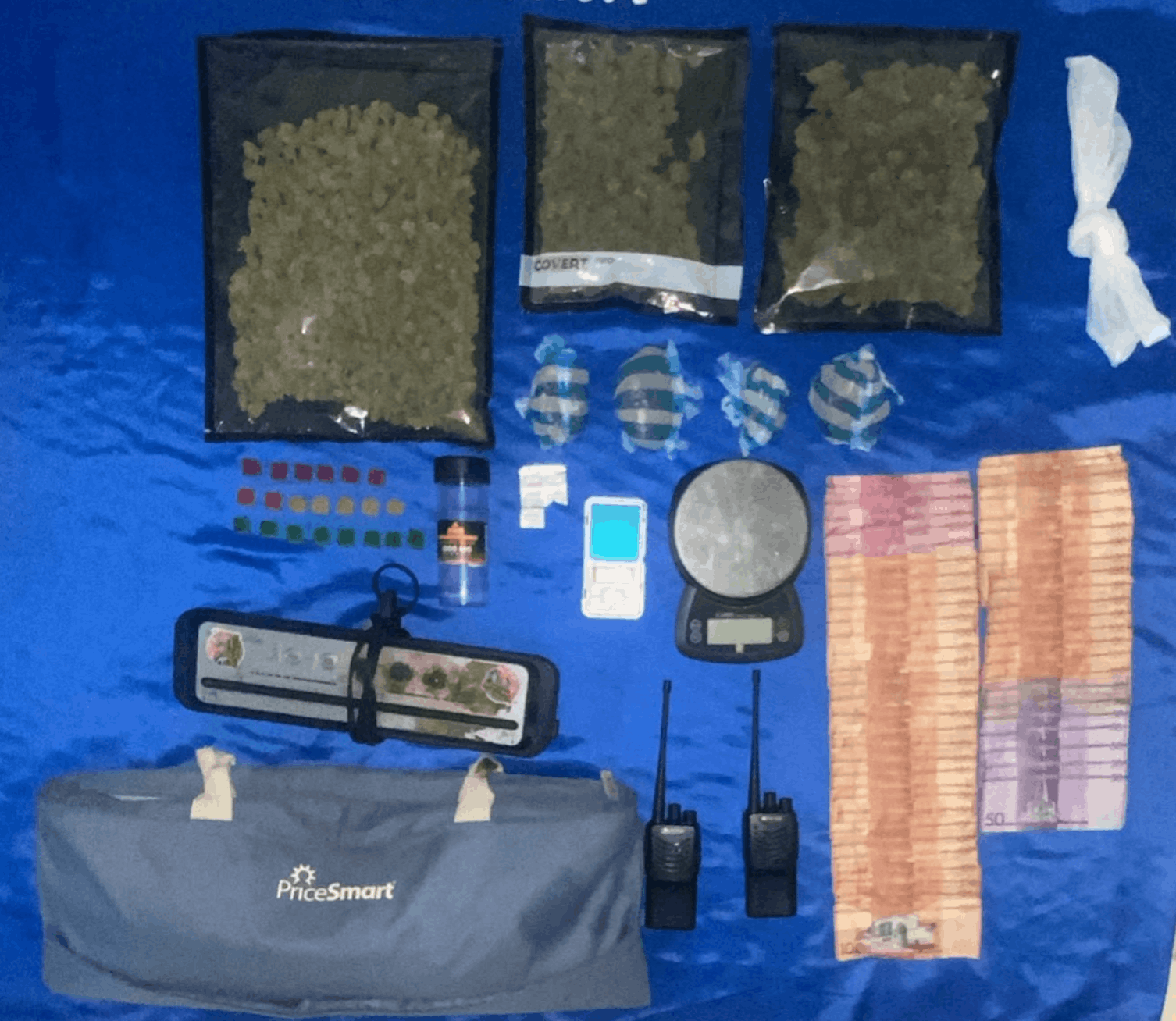DNCD deja 14 detenidos y más de 3,900 gramos de drogas incautados en el Distrito Nacional