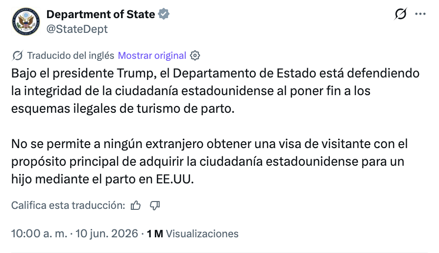 Turismo de parto bajo la mira de EE.UU. tras detección de redes de visas y documentos fraudulentos