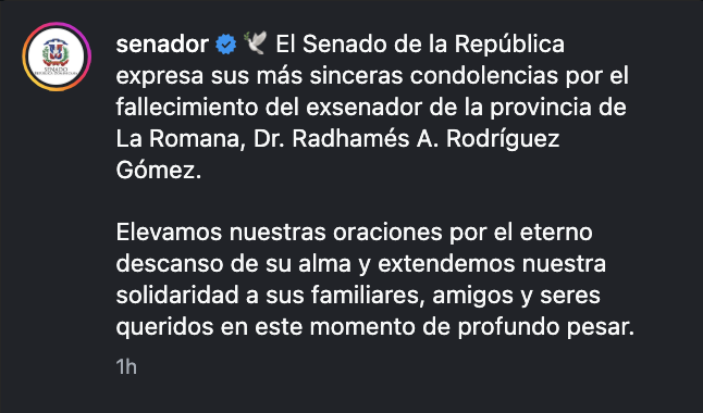 Fallece exsenador Radhamés Rodríguez Gómez a los 100 años tras una amplia trayectoria judicial y política