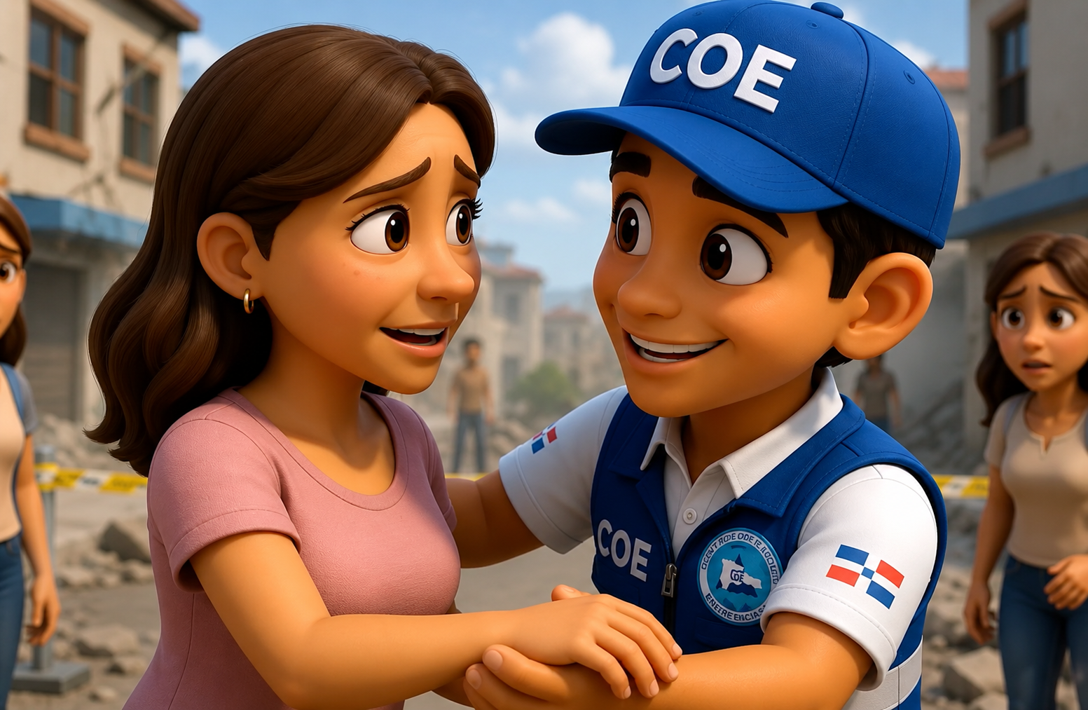 Coelito presentado por el COE orienta a la población sobre prevención y respuesta ante terremotos en República Dominicana