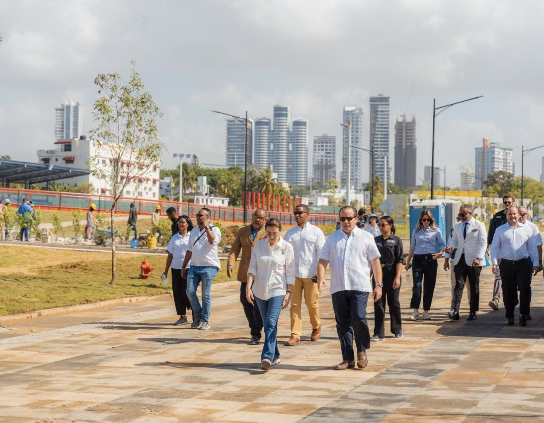 Paseo 30 de Mayo será inaugurado la próxima semana tras supervisión de Carolina Mejía y Paliza