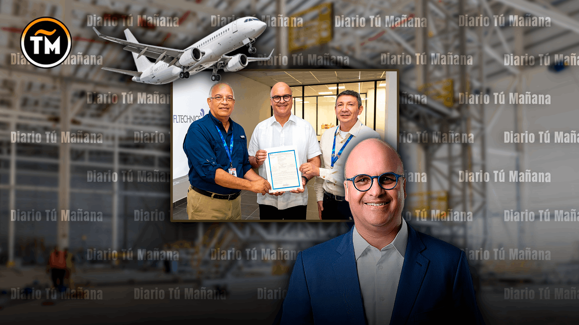 Centro aeronáutico de Punta Cana recibe certificación del IDAC para mantenimiento de aeronaves