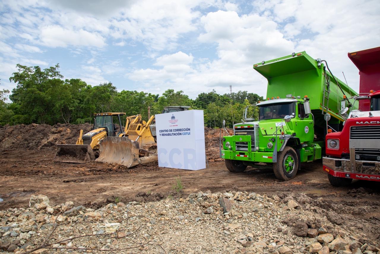 CCR Cotuí inicia construcción con capacidad para 700 internos y una inversión superior a RD 1,000 millones