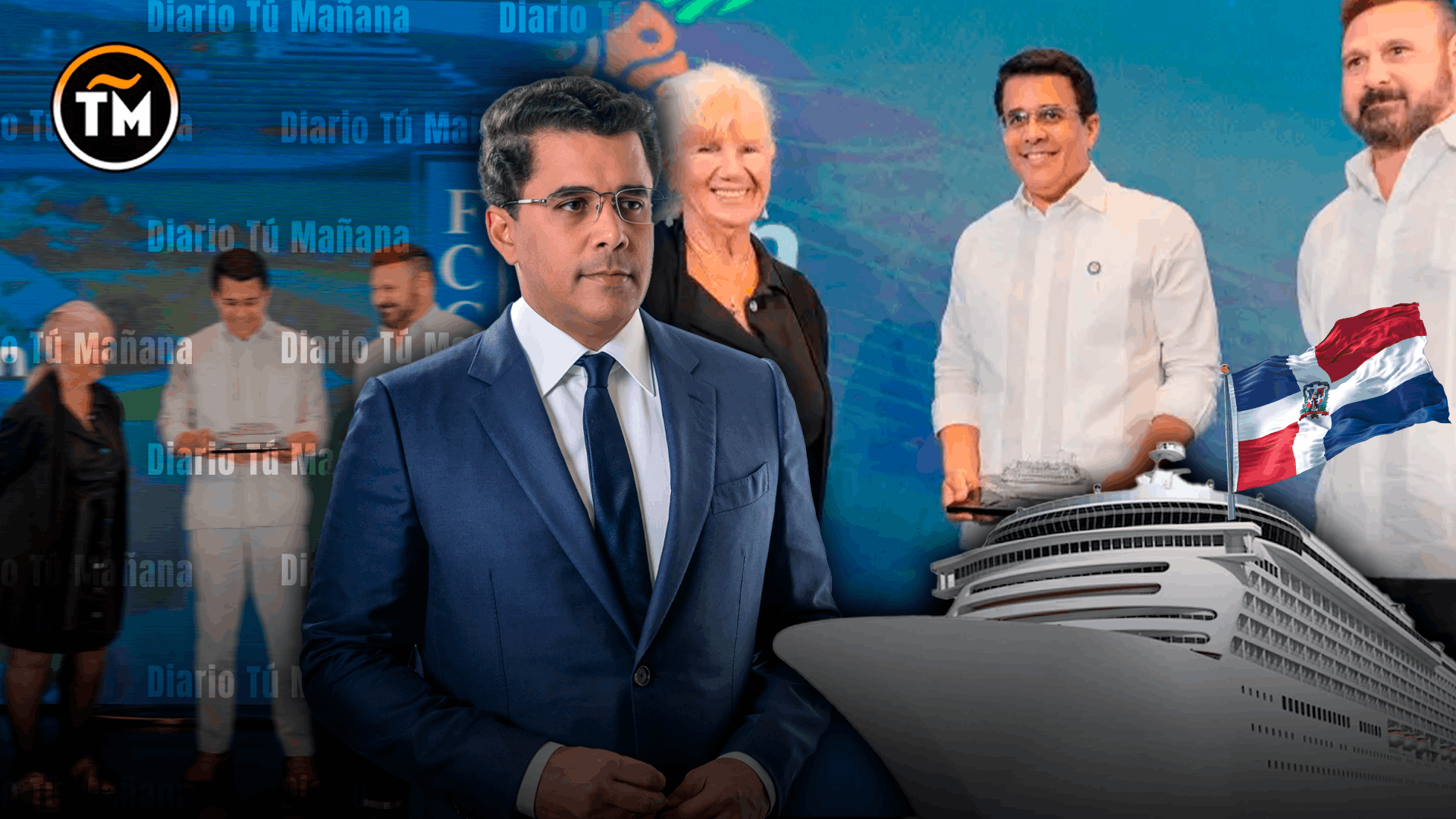 Turismo de cruceros impulsa reconocimiento FCCA a David Collado por crecimiento en República Dominicana