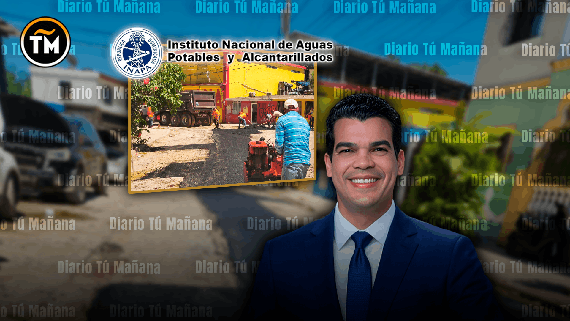 Bacheo vial inicia en El Millón de Samaná tras obras de alcantarillado ejecutadas por Inapa