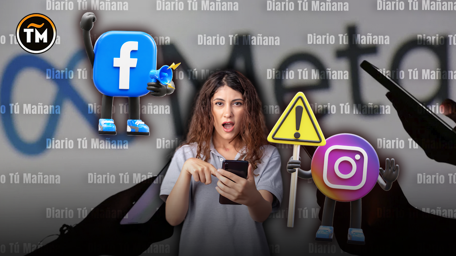 Caída de Meta afecta Facebook, Instagram y WhatsApp Web a nivel global sin explicación oficial de la empresa