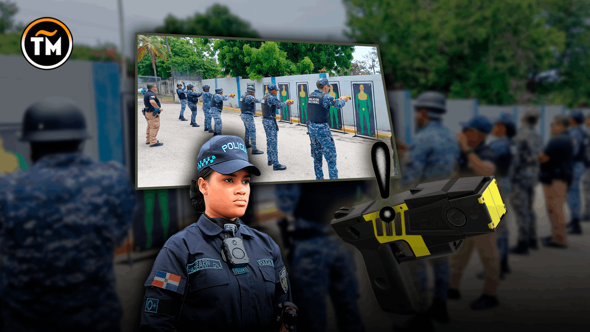 Pistola eléctrica fortalece capacitación de más de 200 agentes policiales en la región Enriquillo