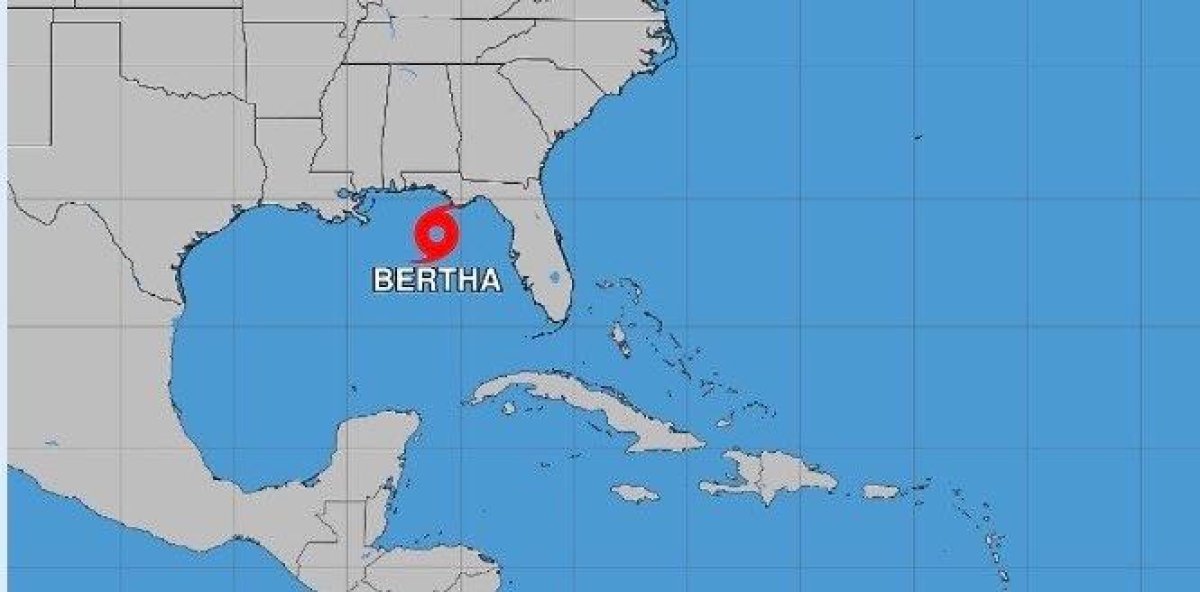 Tormenta tropical Bertha avanza sin representar amenaza para la República Dominicana, informa Indomet