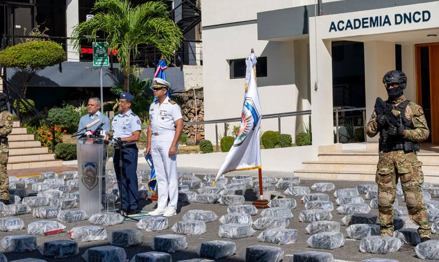 Reconocimiento de EE. UU. destaca a República Dominicana por resultados contra el narcotráfico en abril y mayo