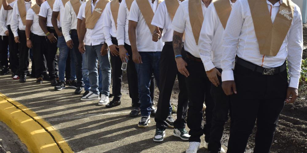 Reinserción social impulsa al Infotep con 1,353 privados de libertad certificados en Rafey Hombres
