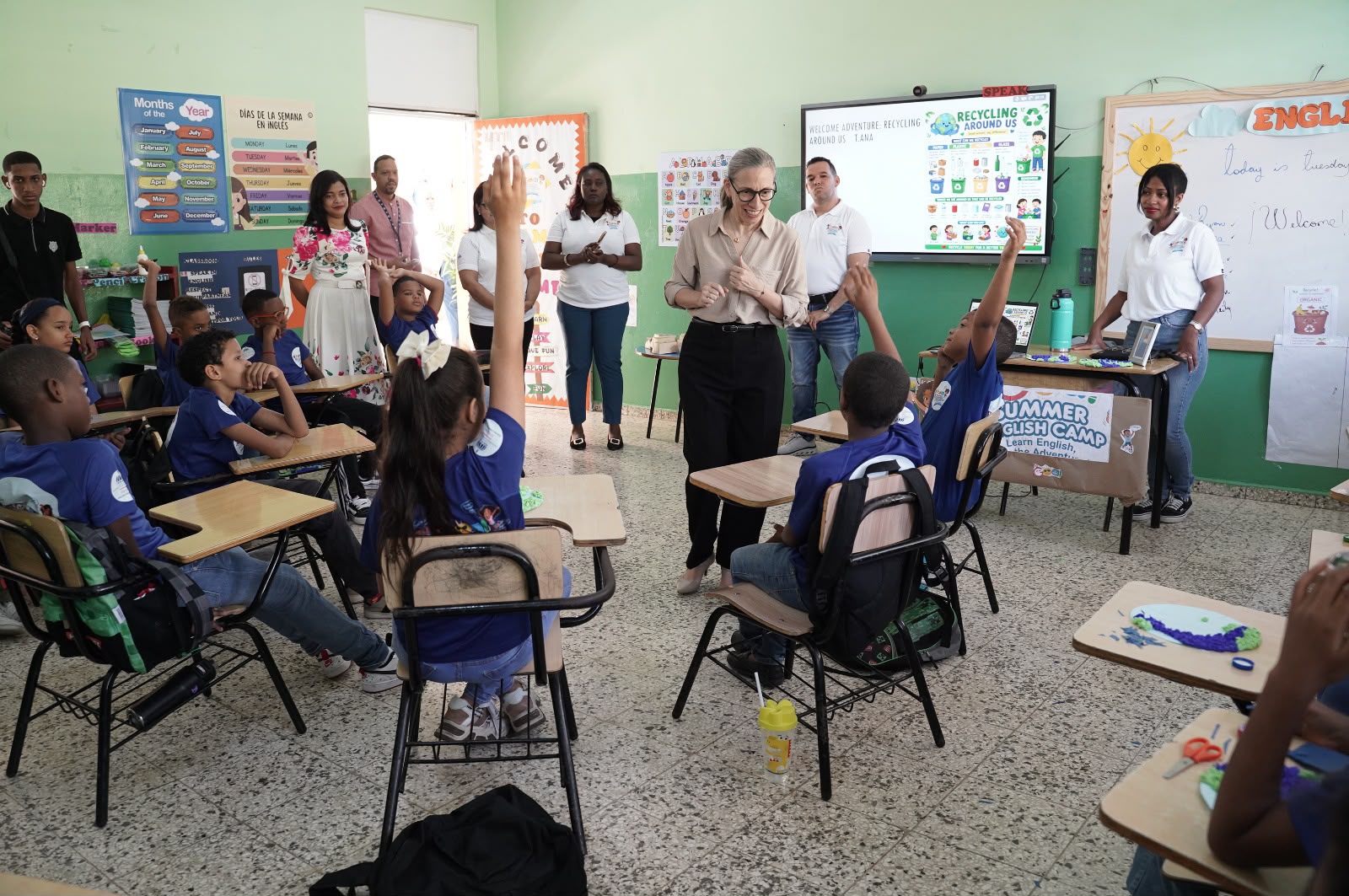 Aprendizaje del inglés impulsa campamento de verano del Minerd para estudiantes de Primaria RD