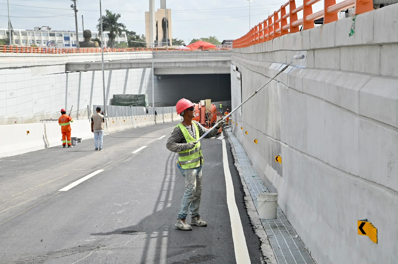 Túnel de la Plaza de la Bandera será inaugurado este domingo tras inversión de RD$3,300 millones